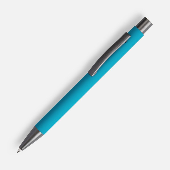 Ручка шариковая Atento Soft Touch, бирюзовая Ручка шариковая Atento Soft Touch, бирюзовая