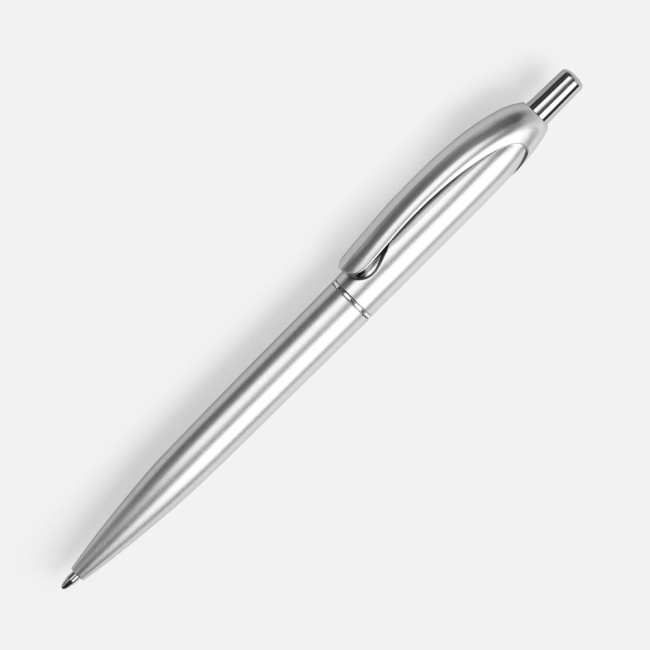 Ручка шариковая Bright Spark, серебристая Ручка шариковая Bright Spark, серебристая