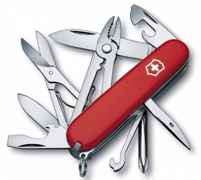Офицерский нож Deluxe Tinker 91, красный Офицерский нож Deluxe Tinker 91, красный