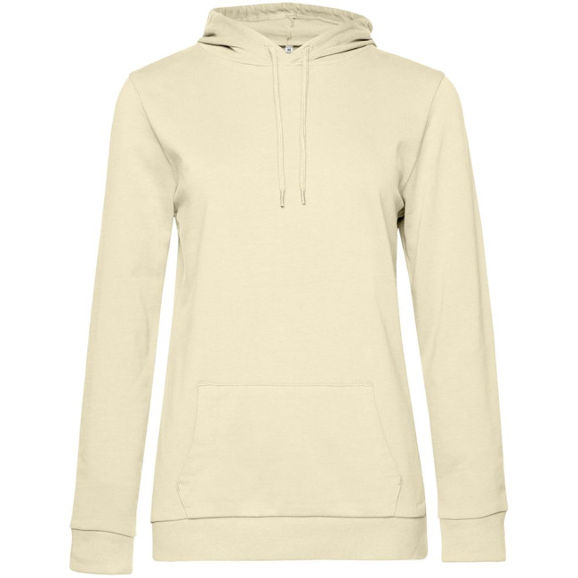 Толстовка с капюшоном женская Hoodie, светло-желтая Толстовка с капюшоном женская Hoodie, светло-желтая