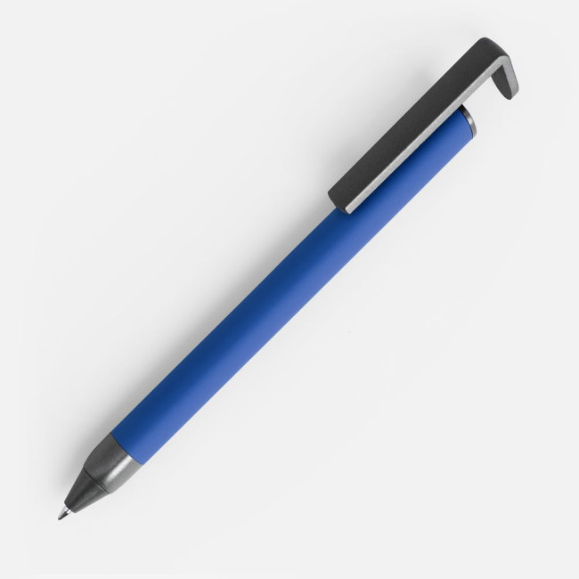 Ручка шариковая Standic с подставкой для телефона, синяя Ручка шариковая Standic с подставкой для телефона, синяя