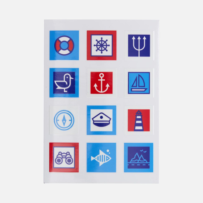 Стикерпак UV-DTF Industry, море Стикерпак UV-DTF Industry, море