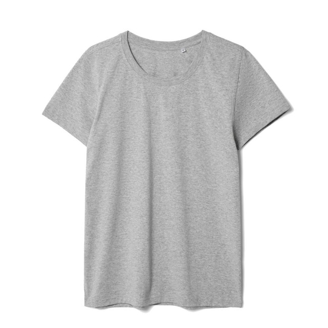 Футболка женская T-bolka Stretch Lady, серый меланж Футболка женская T-bolka Stretch Lady, серый меланж