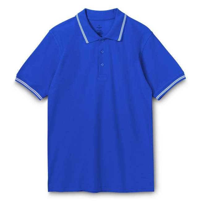 Рубашка поло Virma Stripes, ярко-синяя Рубашка поло Virma Stripes, ярко-синяя