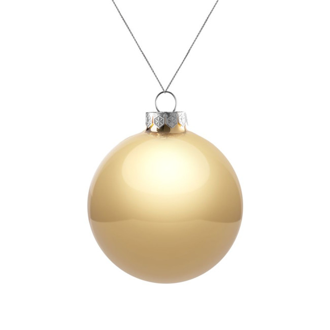 Оформительский шар Finery, 8 см, глянцевый золотистый Оформительский шар Finery, 8 см, глянцевый золотистый